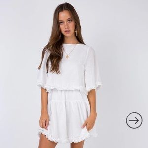 Princess Polly Astro White Mini Dress